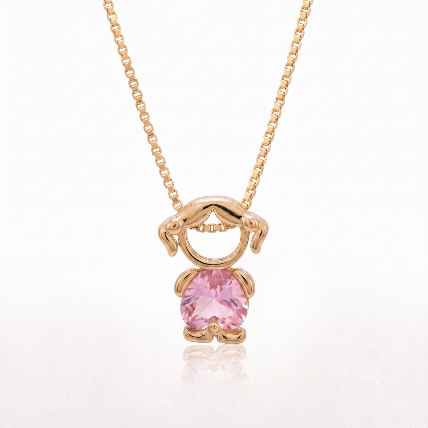 Collar colgante de corazón
