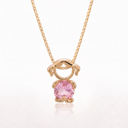 Collar colgante de corazón